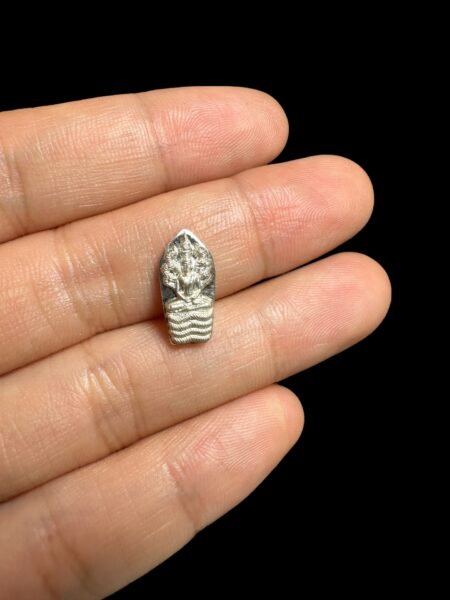 纯银材质、mini模【古巴阿里雅查2554年开运七龙佛】帅气孔雀王古巴阿里雅查2554年拜师法会所督造的开运佛，七龙佛的由来是根据古文献所记载，据说佛陀在湖边的树下禅修时，天气突然变得非常恶劣，气温急速下降且暴雨不断，龙王为了保护佛陀修持，于是将自已变成了七龙宝伞替佛陀遮风避雨，使佛陀得以继续禅修，此为七龙佛的由来，比喻佛法无边佛祖庇荫。避险能力非常强、解灾挡难、逢凶化吉、邪魔不得近身；开运、促事业之功效都很好。